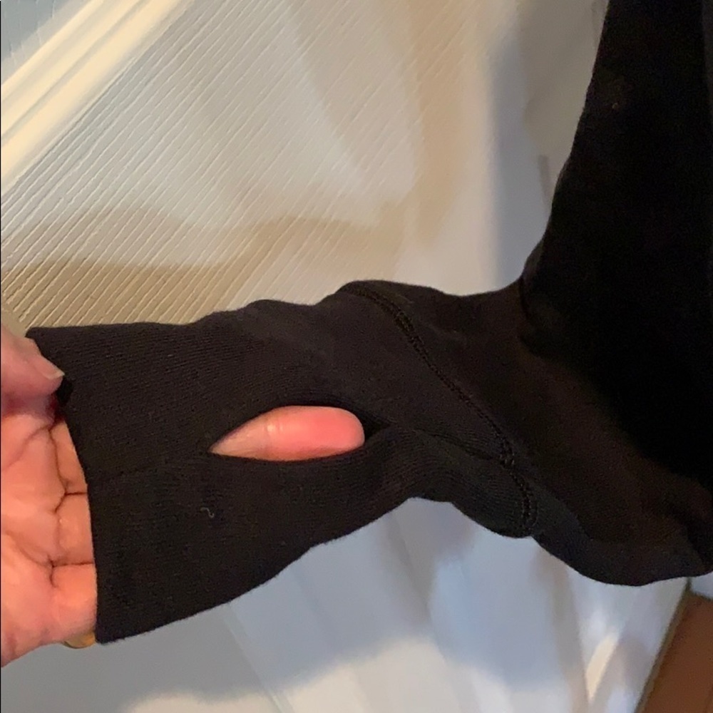 Fabletics black oversized tunic length hoodie NWT - image 5